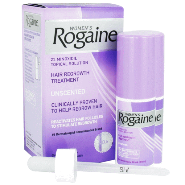 ロゲイン 女性用 2% (60ml) x 2本 - スポイト1本付 Rogaine for Women - ウインドウを閉じる