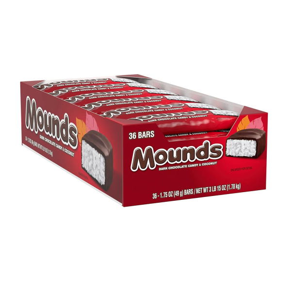 マウンズ ダークチョコレート・ココナッツ キャンディバー （49ｇバー） 36 個入り - ウインドウを閉じる