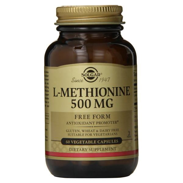 L-メチオニン 500 mg 60 ベジタブル カプセル - ウインドウを閉じる