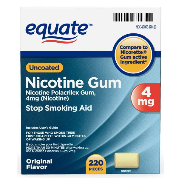 ニコチン ガム・ストップスモーキング・エイド（禁煙ガム）・オリジナル フレーバー 4 mg 220 粒 - ウインドウを閉じる