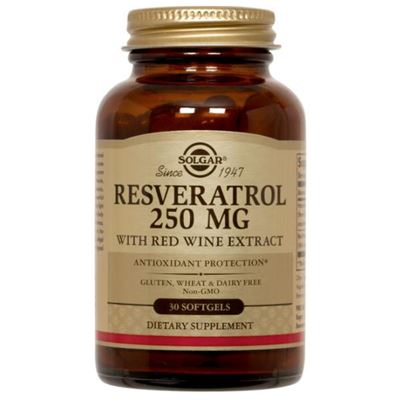 レスベラトロール レッドワイン エキストラクト 250 mg 30 ソフトジェル