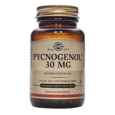 ピクノジェノール 30 mg 60 ベジタブル カプセル