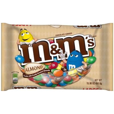 M&M's アーモンドチョコレート 450.8g (15.9 oz)