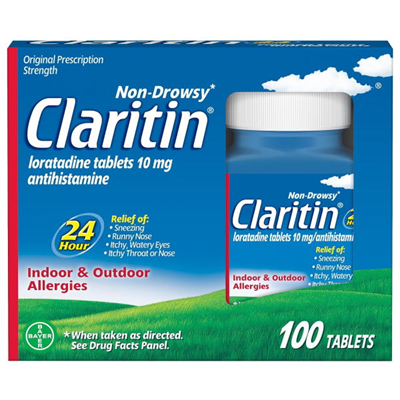 クラリチン 24 時間・アレルギー緩和、ロラタジン錠 - 100 錠