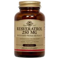 レスベラトロール レッドワイン エキストラクト 250 mg 30 ソフトジェル