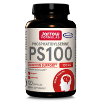 PS 100　ホスファチジルセリン100 mg 120 カプセル （ジャロウフォーミュラズ）