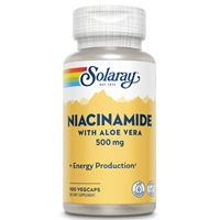 ナイアシンアミド 500 mg 100 ベジカプセル（ソーラレイ）Solaray