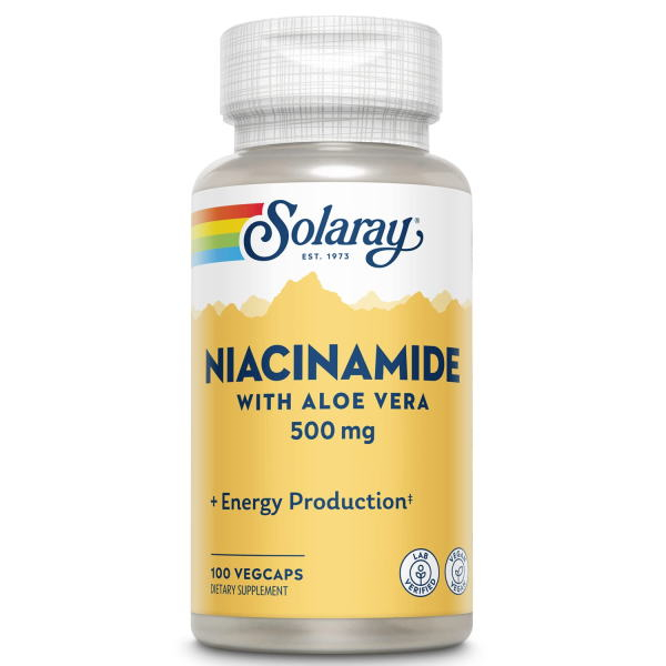 ナイアシンアミド 500 mg 100 ベジカプセル（ソーラレイ）Solaray - ウインドウを閉じる
